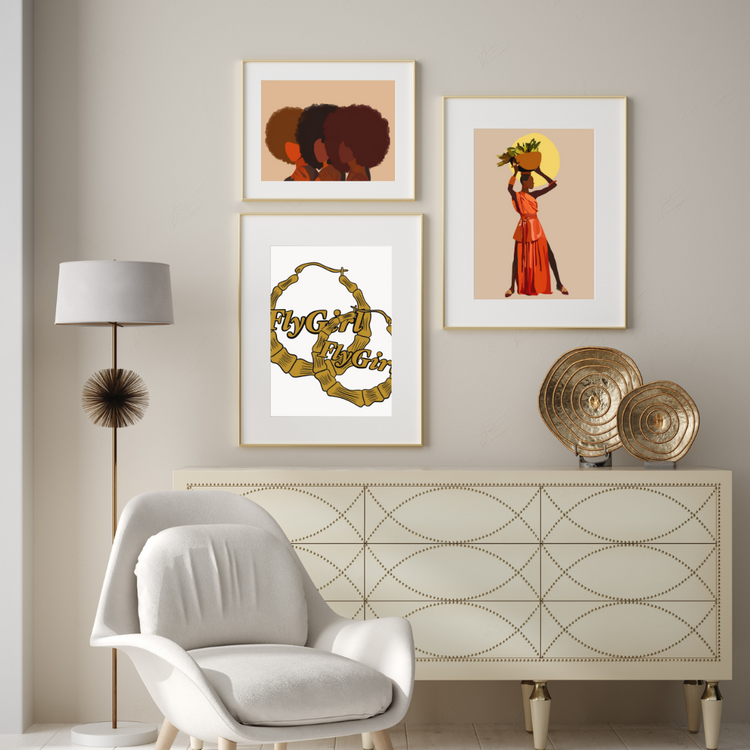 Flyii Babe Digital Art Prints- Gemini Flyii