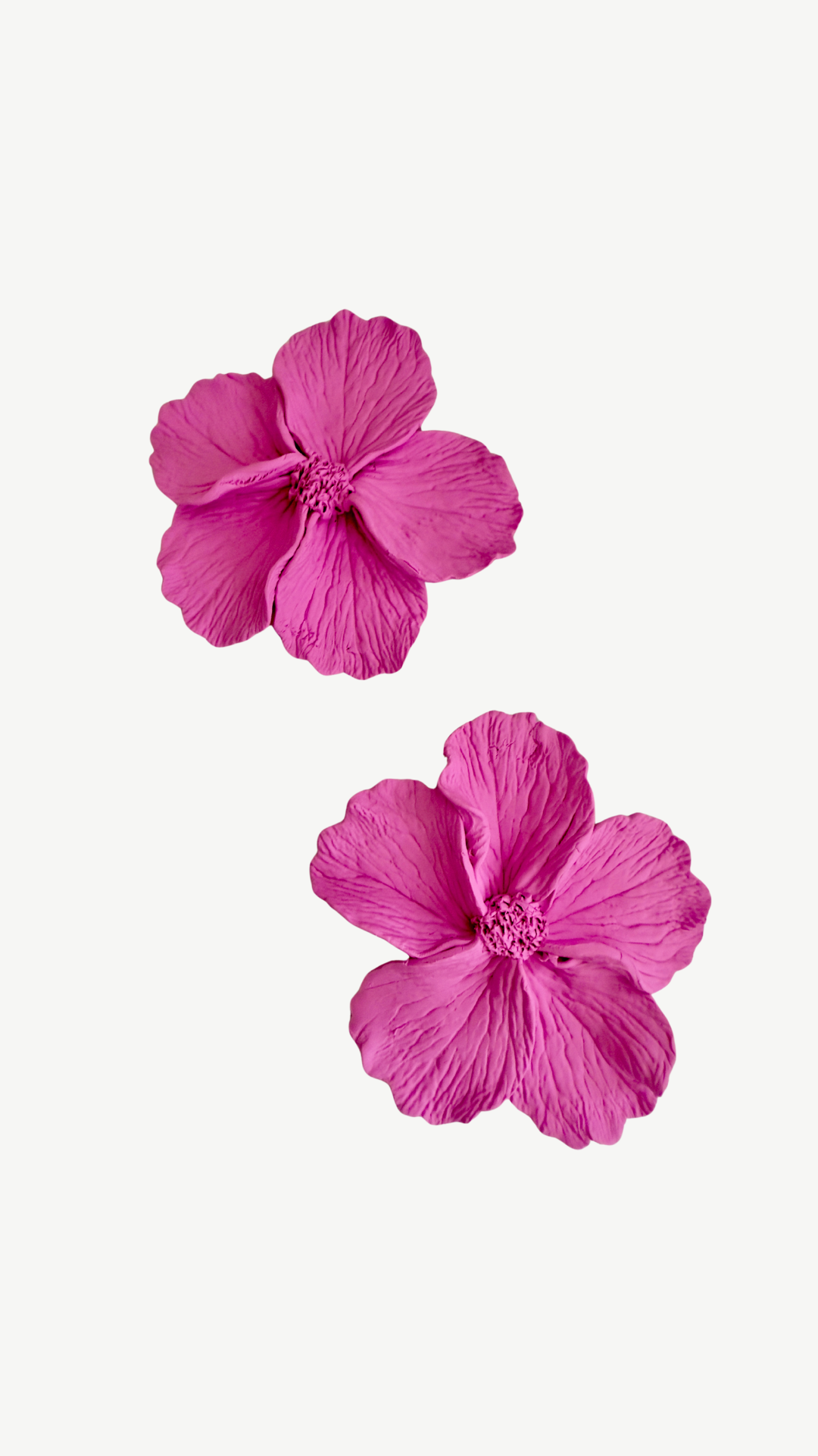 Lady Bloom Statement Earrings (Party Pink)