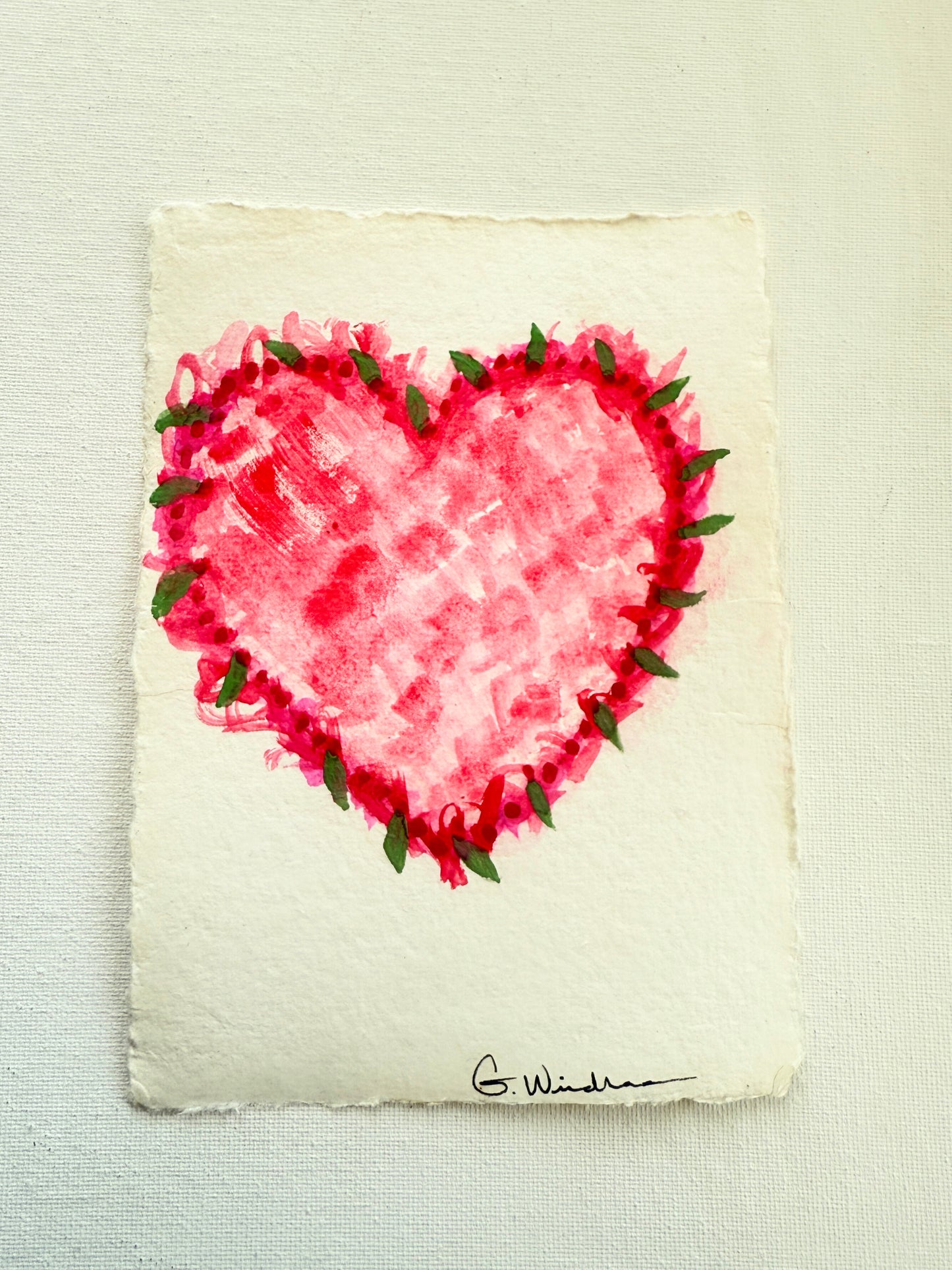 Strawberry Heart Study 005