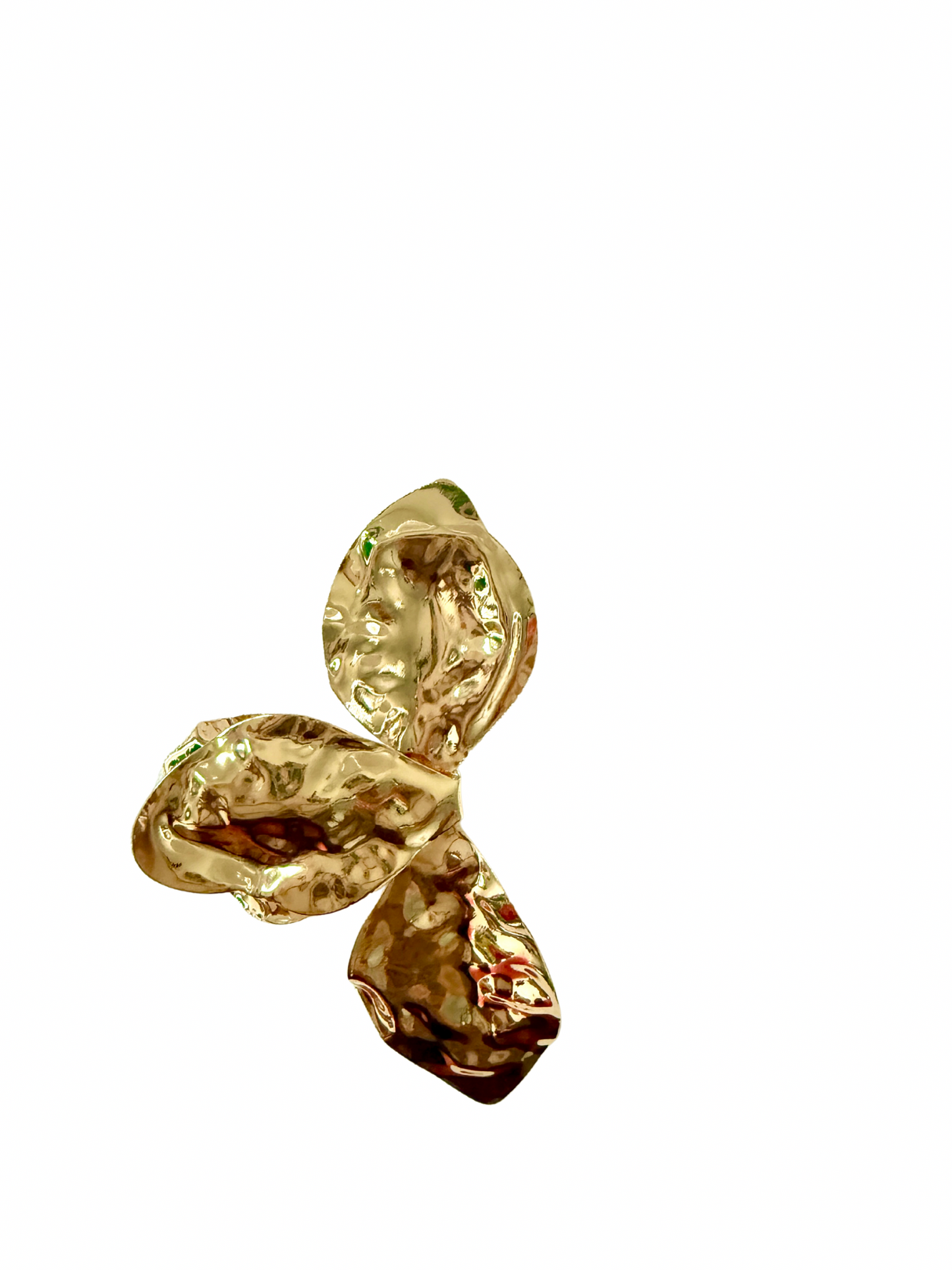 Golden Petal Earrings