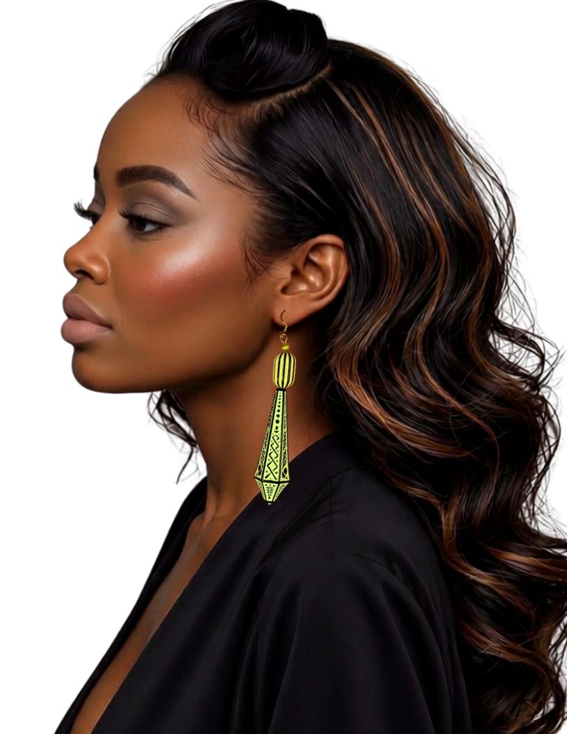 Bone Deep Carved Drop Earrings