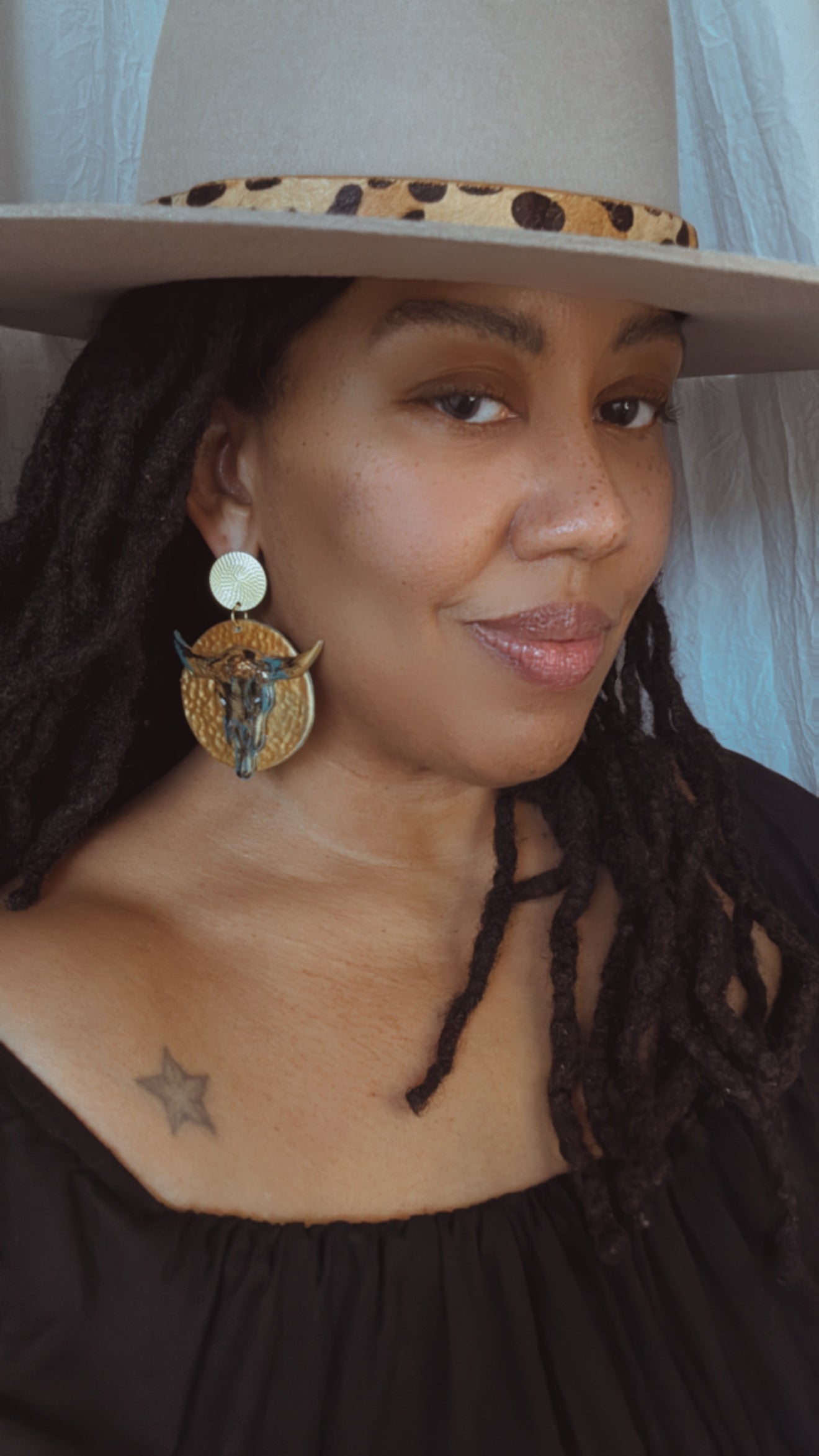 Glamour Cowgirl Statement Earrings