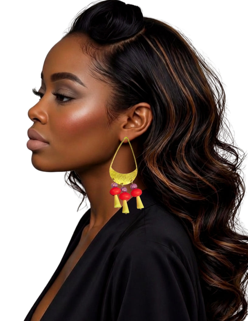 Sundance Fringe Chandelier Earrings