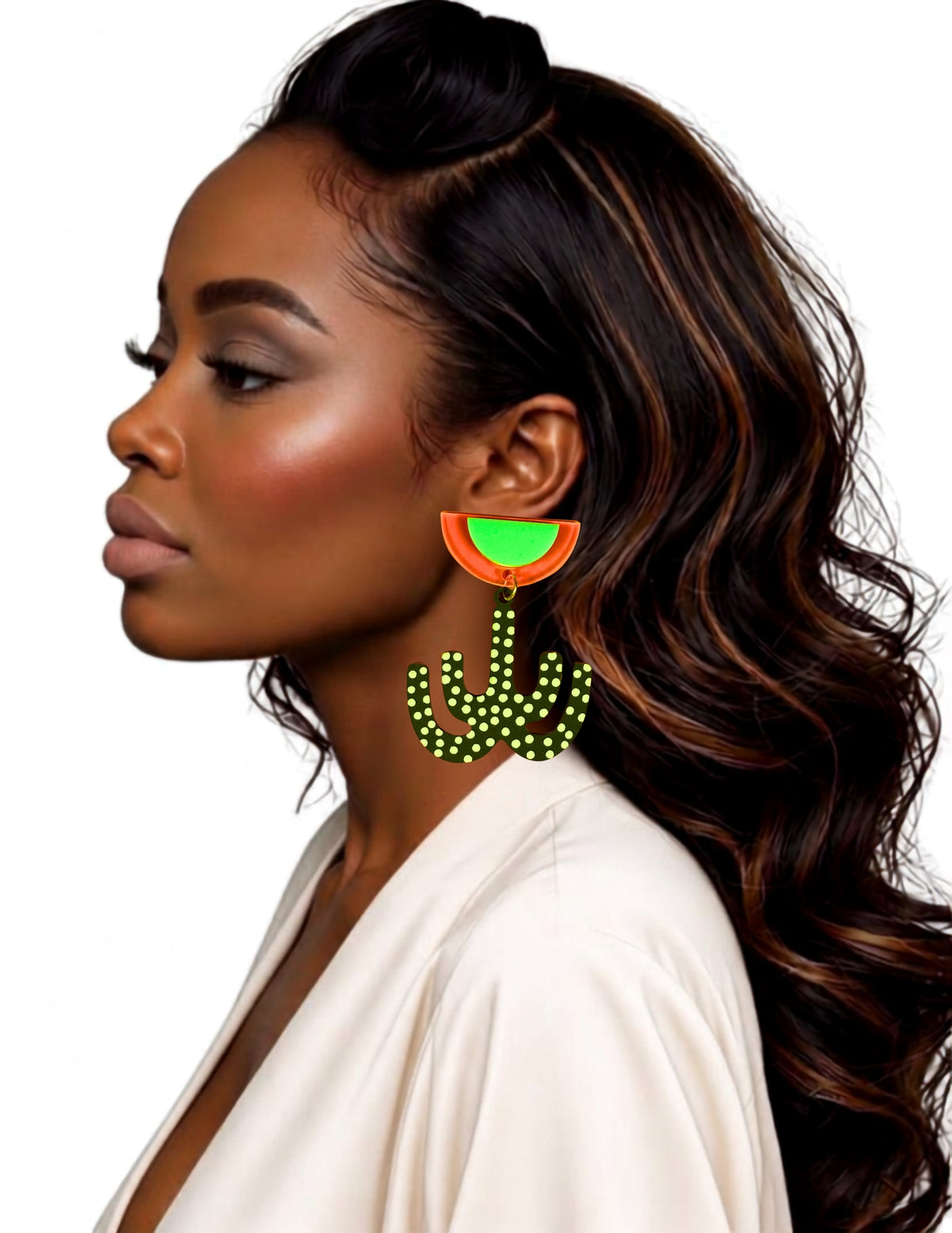 Retro Arch Drop Earrings