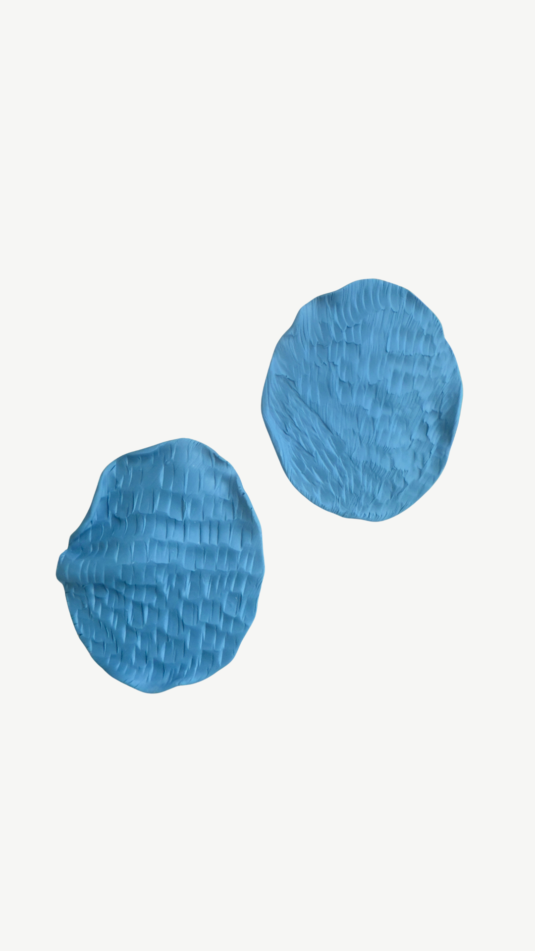 Blue Shell Statement Earrings