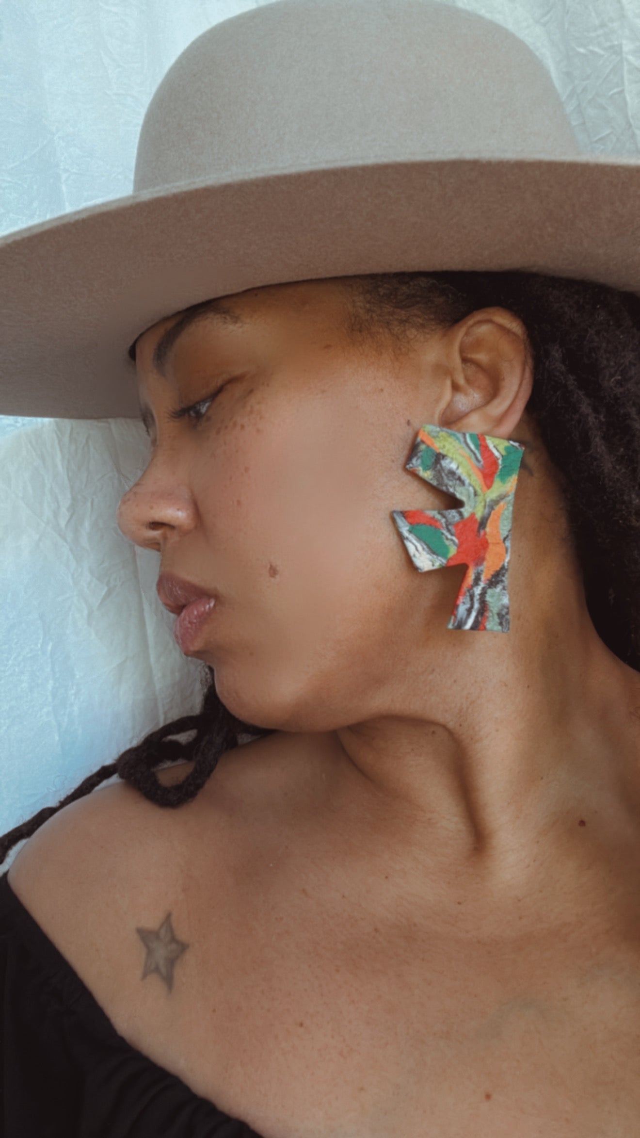 Fly Girl Coded Earrings