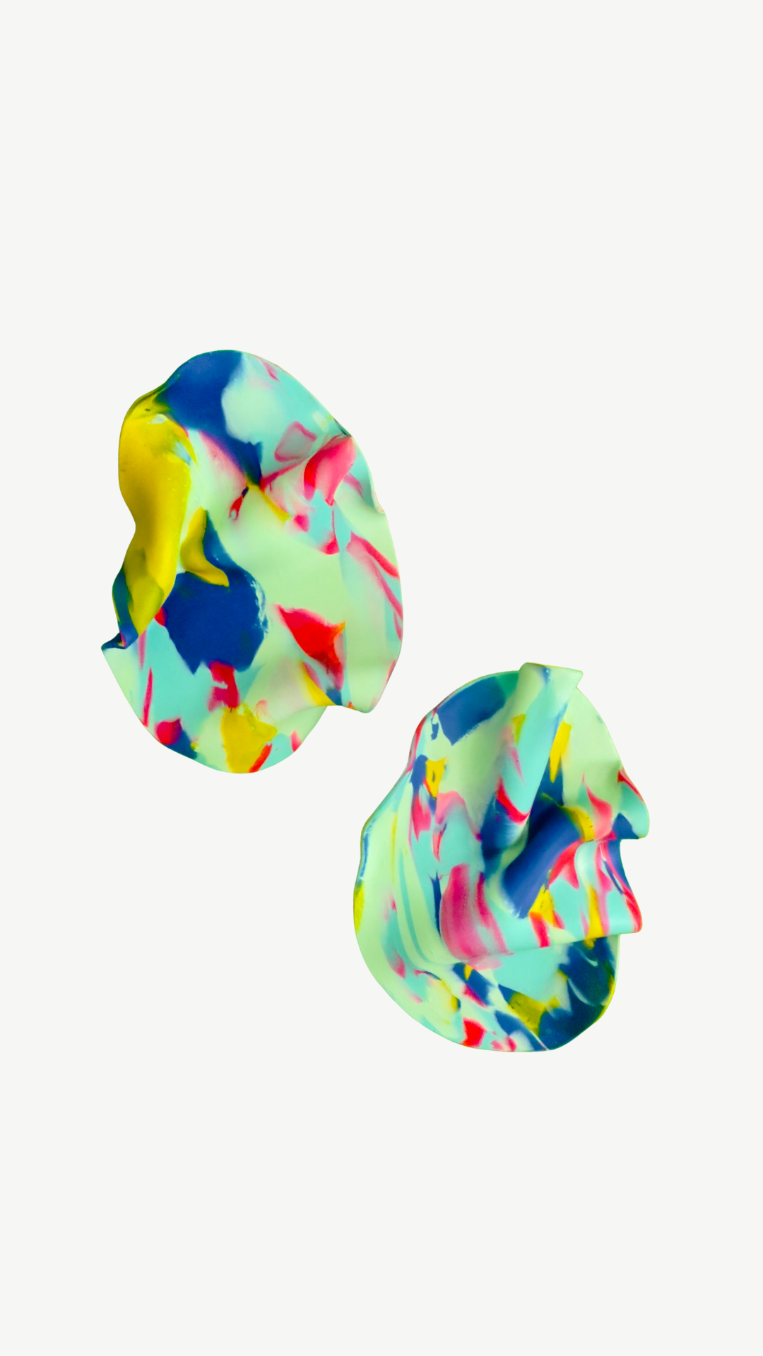 Tropical Fold Statement Earrings (small)