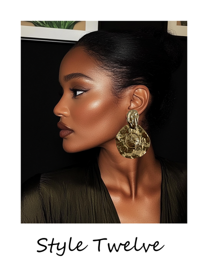 Style Twelve Texture Drop Earrings