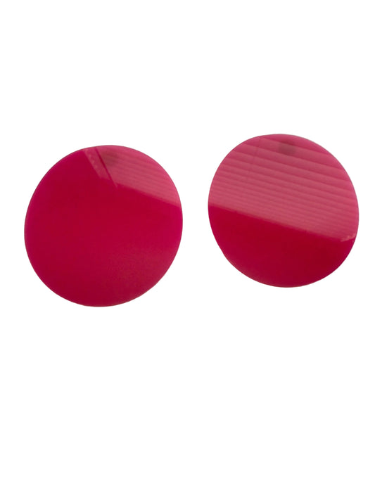 Vibe Earrings (Hot Pink)
