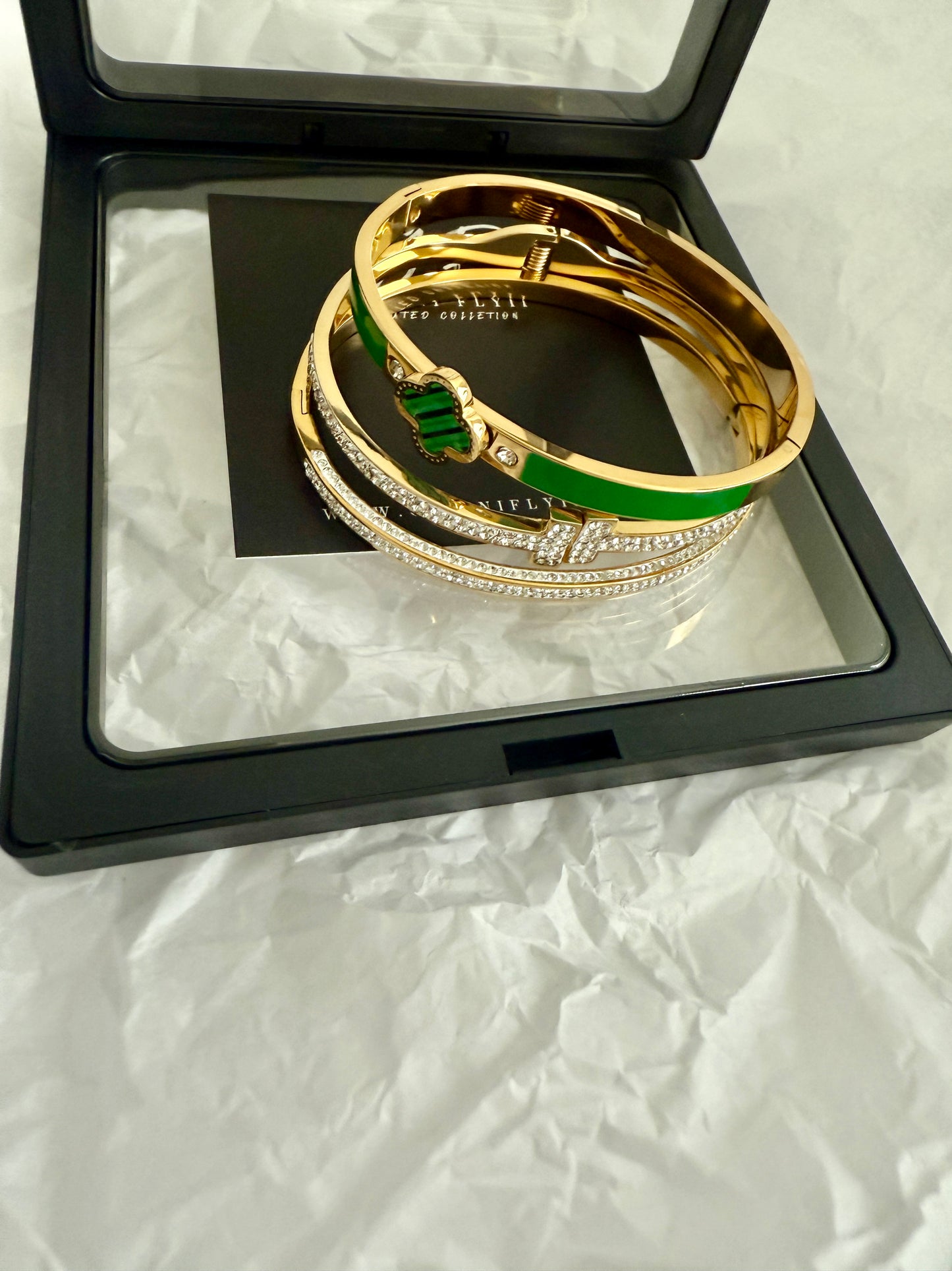 Glam Green Bracelet Set