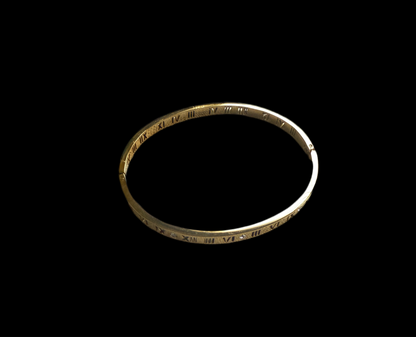 Roman Numerals Bangle