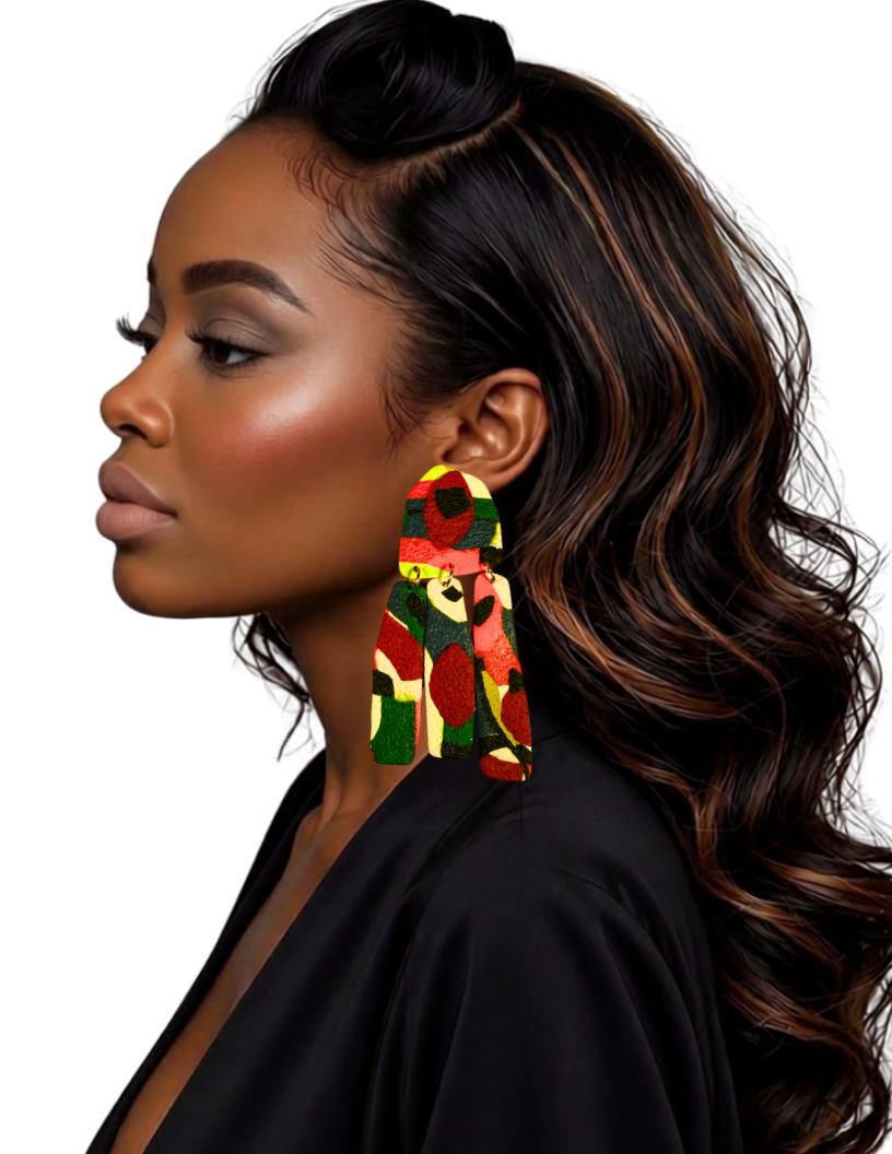 Color Field Muse Statement Earrings