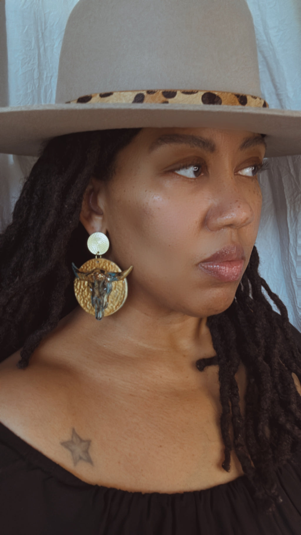 Glamour Cowgirl Statement Earrings
