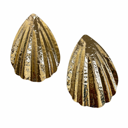 Gold Shell Earrings