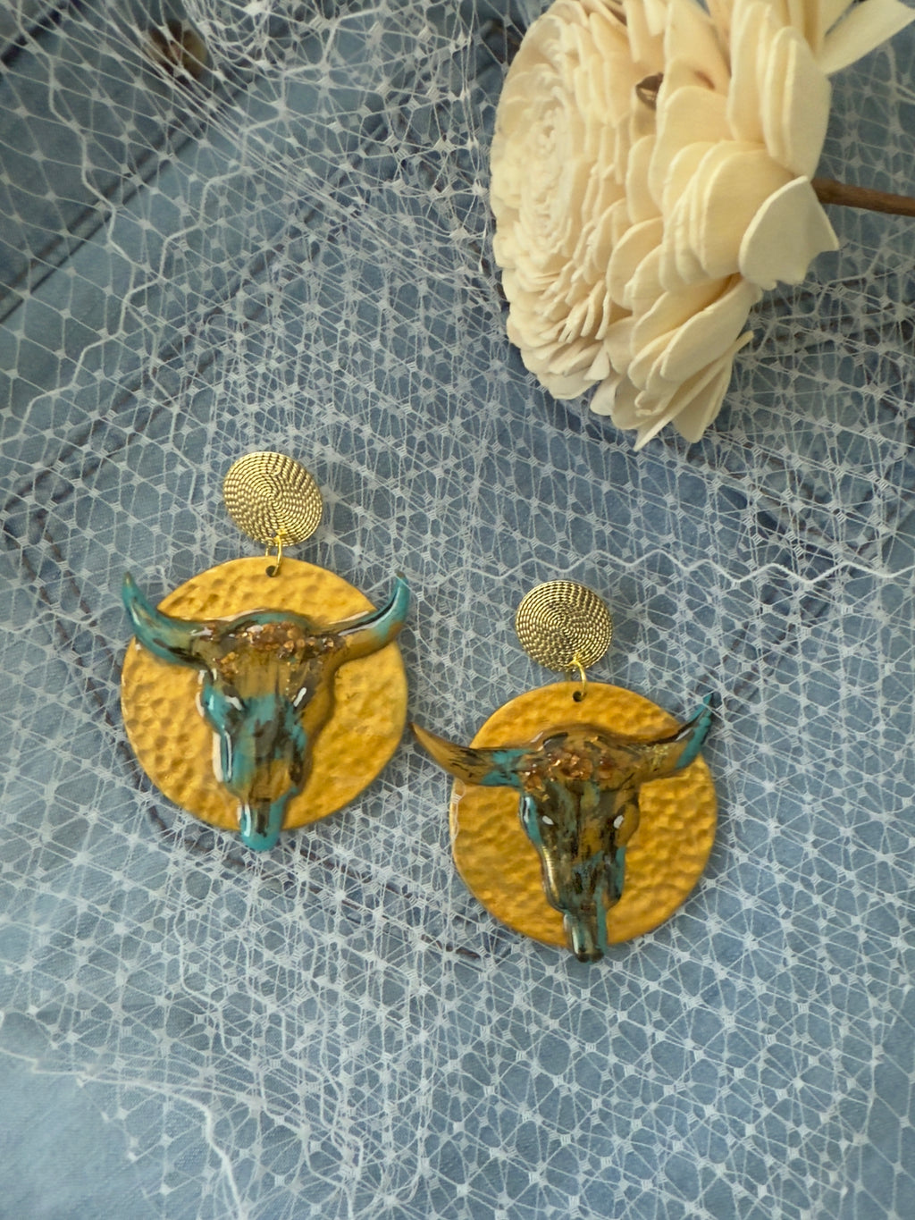 Glamour Cowgirl Statement Earrings