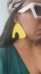 Python Glow Arch Earrings