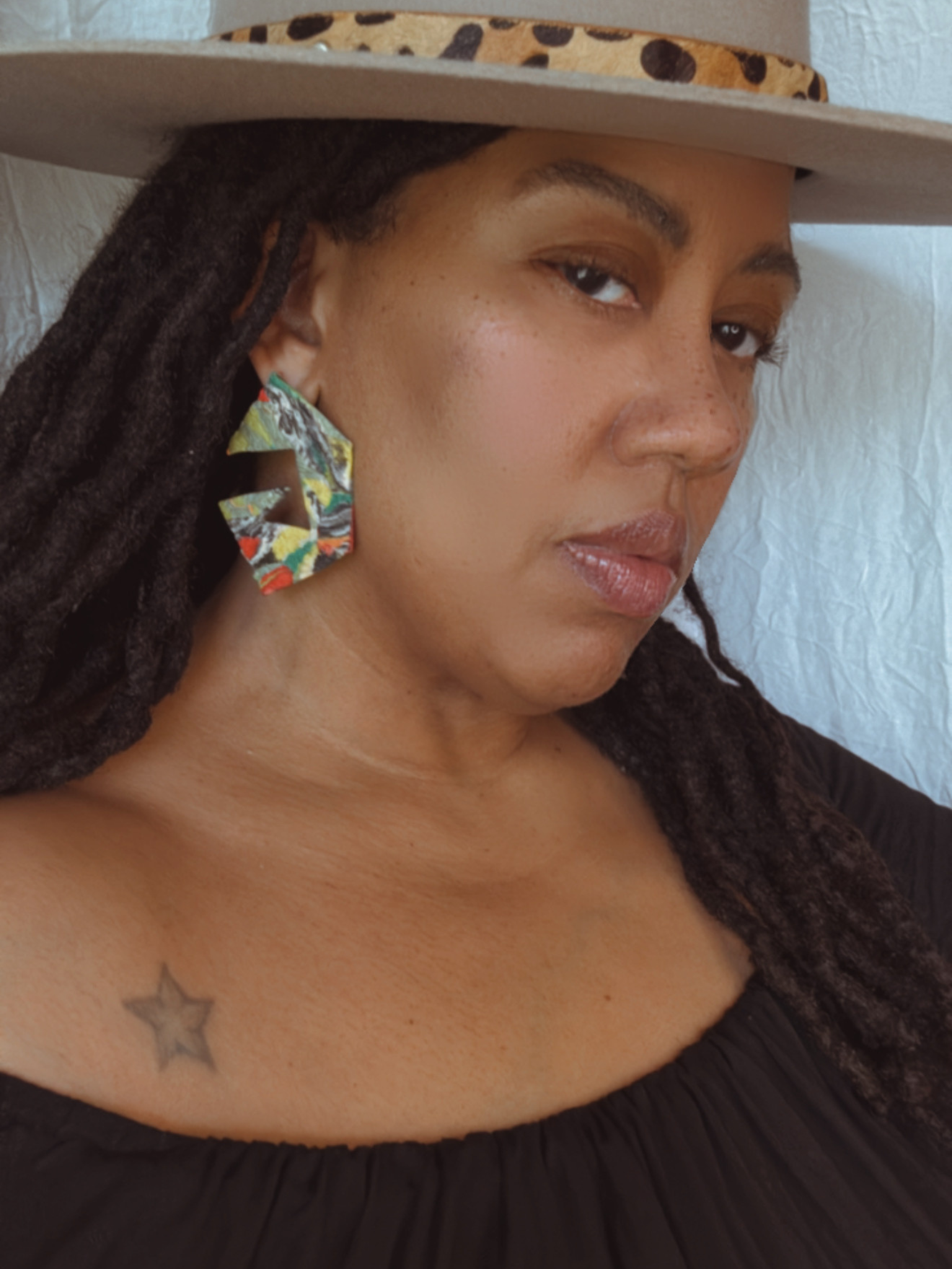 Fly Girl Coded Earrings