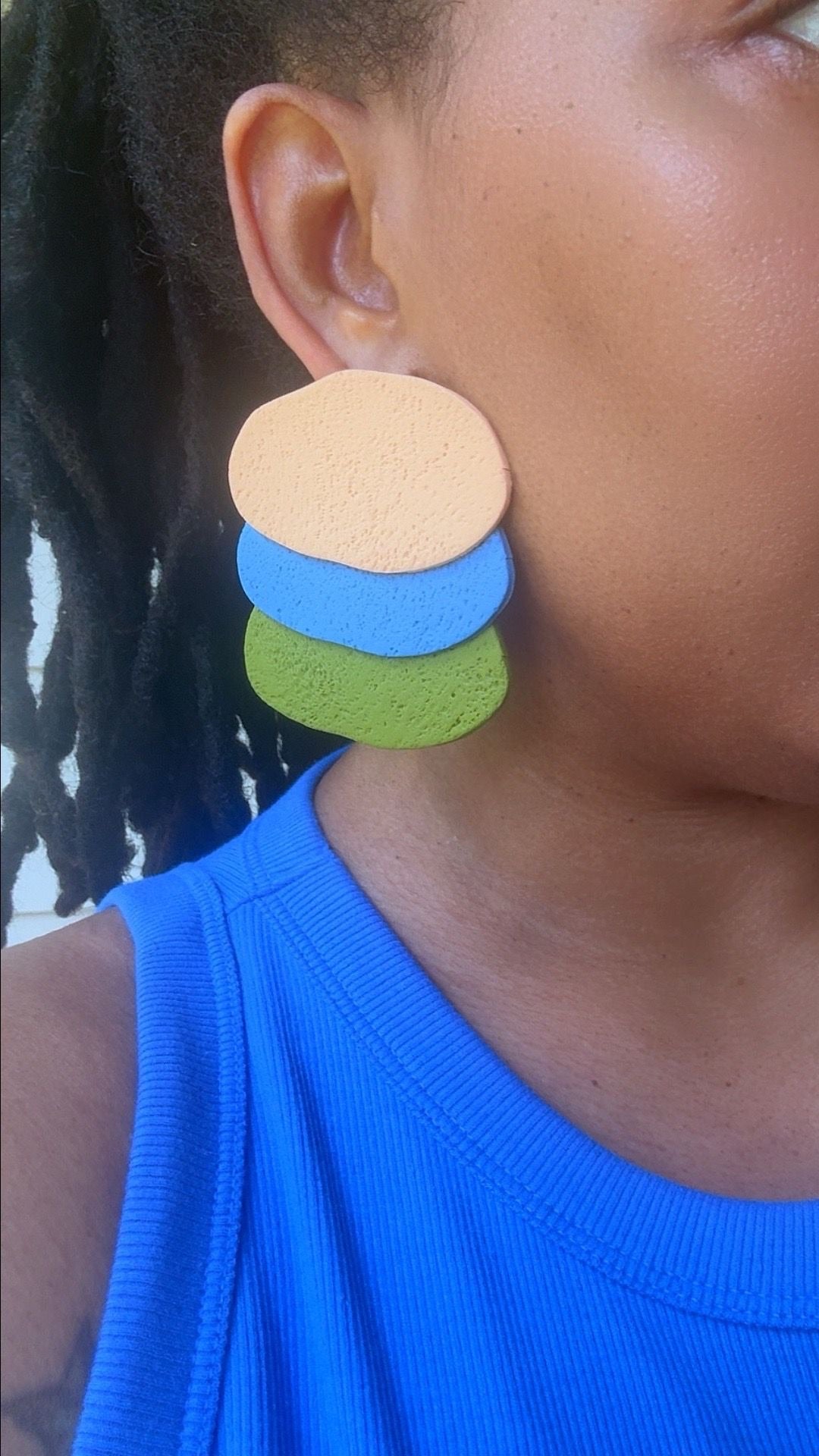 Candy Stacks Statement Earrings