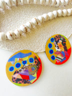 Collage Statement Earrings